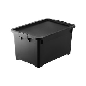 収納ボックス 収納ケース フタ付き キャスター付き プラスチック おしゃれ 白 黒 ホワイト ブラック 衣替え 押入れ 衣装ケース 衣類 タオル 洋服 おもちゃ クローゼット リビング JEJ 限定カ