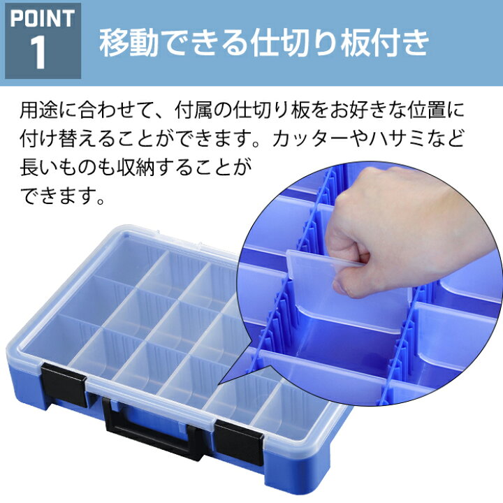 楽天市場】パーツケース パーツストッカー 工具箱 ハンドル付き PS-360  