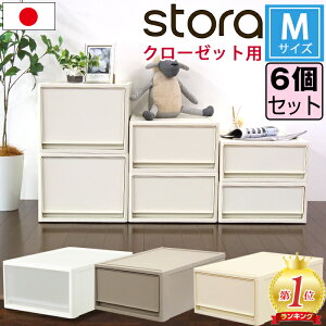 【セット特価】JEJ ストラ クローゼット用 M 奥行53cm 高さ22cm ホワイト ≪同色6個セット≫【送料無料】