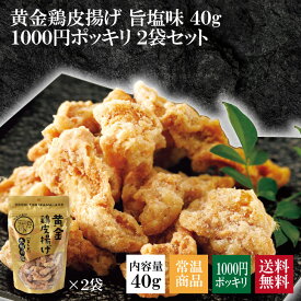 【送料無料】【1000円ポッキリ】【6袋パック購入なら500円引き!!】【黄金鶏皮揚げ 九州の塩味】鶏皮 鶏皮チップス 鶏皮スナック カリカリ パリパリ サクサク せんじ肉 せんじがら おつまみ つまみ お酒の肴て 菓子 駄菓子 ビールに合う 新食感 クセになる