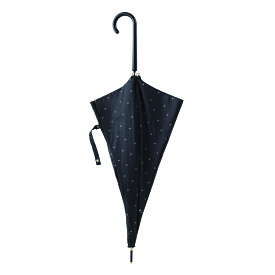 傘 レディース 60cm ミディアムドッド柄 ドット 水玉【耐風骨スリムタイプ ジャンプ式 ワンタッチ 軽量(330g)3色】通勤 通学 長傘 雨傘 風につよい