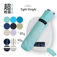 傘 折りたたみ 50cm 超軽量 85g 無地 90g 軽量 ストライプ ボーダー カーボン UVカット加工付 無地9色 コ…