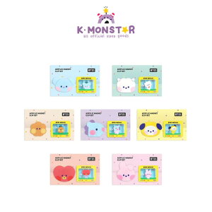 BT21 minini ACRYLIC MAGNET CLIP SET
