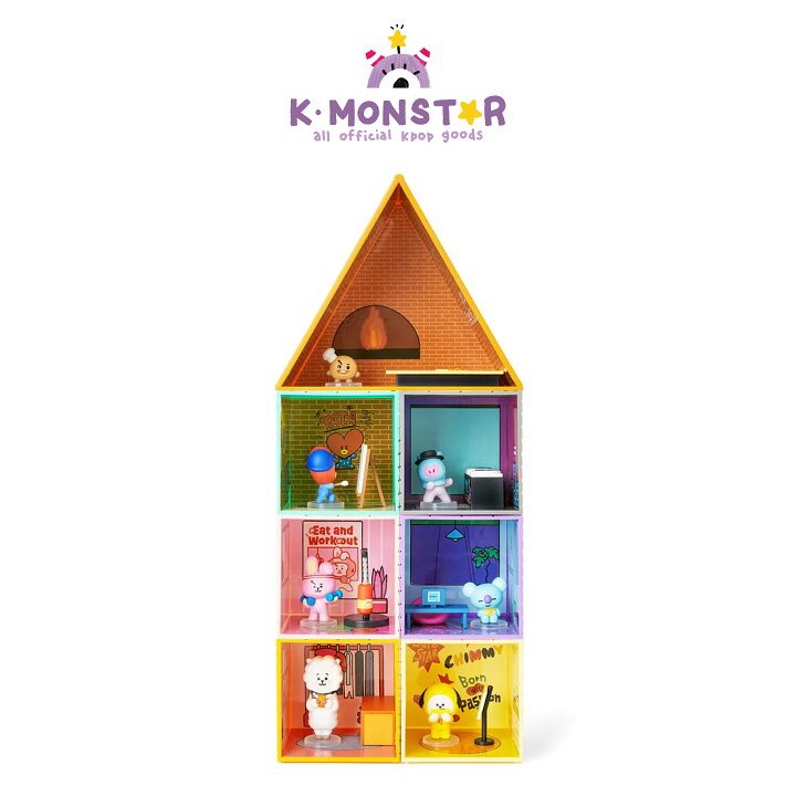 楽天市場】BT21 5th Anniversary Special Edition MINI HOUSE FIGURE 5 