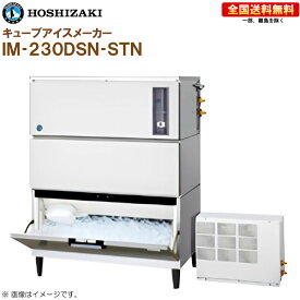 ホシザキ 全自動製氷機 キューブアイスメーカー IM-230DSN-STN 幅1080 奥行710 高さ1425 製氷能力230kg スタックオンタイプ R