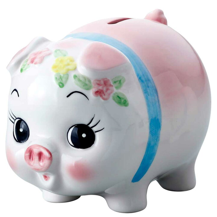 楽天市場】豚 ぶた 置物 可愛い ピンク/ レトロブタ貯金箱・中 /贈り物 