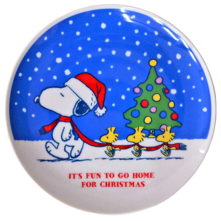 楽天市場】スヌーピー お皿 プレート/ SNOOPY クリスマス プレート 