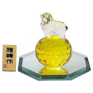 干支 未 羊 ひつじ 2027年 置物/ 風水クリスタル 福未 /粗品 販促 景品 縁起 町内会 敬老会 神社 寺社 年…
