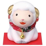 干支 未 羊 ひつじ 2027年 置物/ 錦彩招福未（福結び） /粗品 販促 景品 縁起 町内会 敬老会 神社 寺社 …