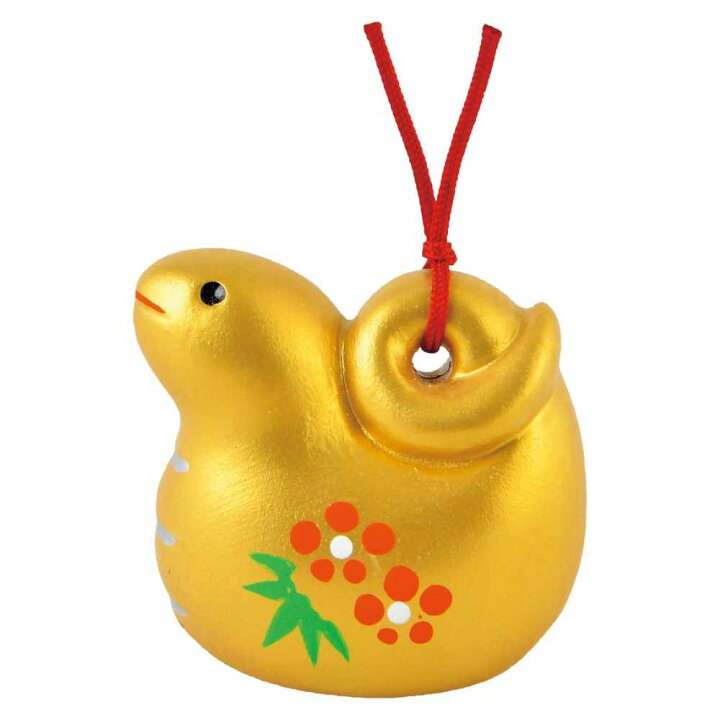 開運福祥の巳福鈴[6.7×7.2×4.5cm]|干支商品