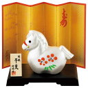 【予約受付中】＜11月下旬頃 入荷予定＞ 干支 午 置物 馬 うま 2026年/ 開運福午（ラインストーン） /粗品 販促 景品 縁起 町内会 敬老会 神社 寺社 年末 年始 家庭用 業務用