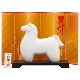 干支 午 置物 馬 うま 2026年/ 乳白（大） /粗品 販促 景品 縁起 町内会 敬老会 神社 寺社 年末 年始 家庭用 業務用