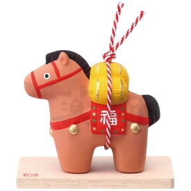 干支 午 置物 馬 うま 2026年/ 錦彩招福午(恵駒) /粗品 販促 景品 縁起 町内会 敬老会 神社 寺社 年末 年始 家庭用 業務用