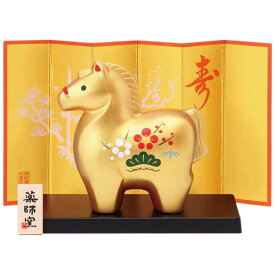干支 午 置物 馬 うま 2026年/ 彩耀招福午(金福・松竹梅) /粗品 販促 景品 縁起 町内会 敬老会 神社 寺社 年末 年始 家庭用 業務用
