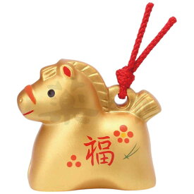 【予約受付中】＜12月上旬頃 入荷予定＞ 干支 午 置物 馬 うま 2026年/ 彩耀招福寿々午(金福土鈴) /粗品 販促 景品 縁起 町内会 敬老会 神社 寺社 年末 年始 家庭用 業務用