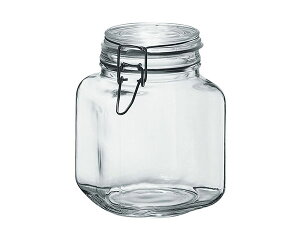 ガラス ボトル キャニスター 保存 容器 瓶 ビン びん 蓋付き 密閉/ プリミツィエ 1700cc /業務用 家庭用 果実酒 調味料 シリアル パスタ 粉類