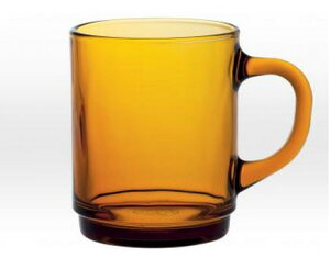 コーヒー カップ ホット 強化/ デュラレックス DURALEX ベルサイユスタックマグ アンバー /業務用 家庭用 おしゃれ 食洗機 レンジ 熱湯 OK