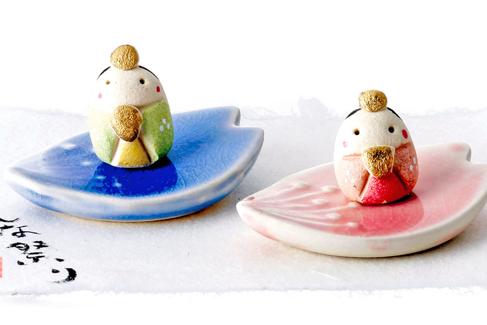 楽天市場】雛人形 コンパクト 陶器 小さい 可愛い ひな人形/ 人形師の