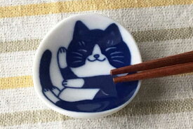 箸置き スプーンレスト/ ねこちぐら ハチワレ 箸置き /猫 ネコ 可愛い 家庭用 和み 癒やし