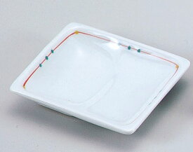 和食器 小皿 おしゃれ/ 駒筋角変り千代口 /陶器 業務用 家庭用 small plate