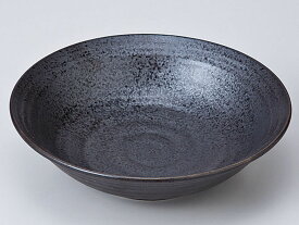 和食器 中鉢/ 明世黒5.5浅鉢 /陶器 業務用 家庭用 Medium Sized Bowl