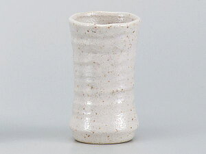 酒器 フリーカップ/ 六ベエ白フリーカップ /焼酎 日本酒 ノンアルコール 梅酒 業務用 家庭用 ギフト プレゼント 贈り物 cup without handle