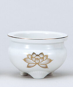 / 白金蓮3.5香炉 /和食器