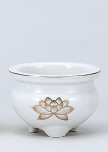 / 白金蓮3.0香炉 /和食器