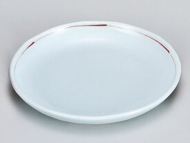 和食器 和皿 小皿 大皿 中皿/ 赤ライン5.0丸皿 /おしゃれ 陶器 業務用 家庭用 Japanese Plate