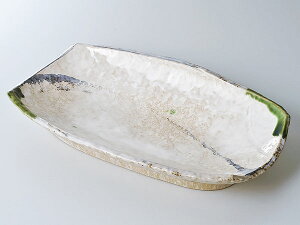 和食器 盛り込み皿/ 織部流10.0長角盛鉢 /大皿 盛り皿 大皿料理 業務用 Serving Plate