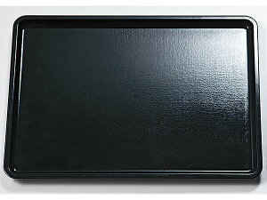 越前漆器/ 15.0 布目定食盆 黒 /和食器