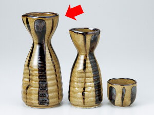 酒器 冷酒 熱燗/ 金茶十草大徳利 /徳利 とっくり 業務用 家庭用 ギフト プレゼント 贈り物 sake