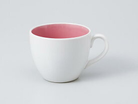 マグカップ おしゃれ/ 内ピンクコーヒ－カップ /業務用 家庭用 コーヒー カフェ ギフト プレゼント 贈り物