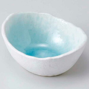 和食器 小鉢 小付/ 白流水まゆ型小鉢(小) /珍味鉢 陶器 業務用 家庭用 Small sized Bowl