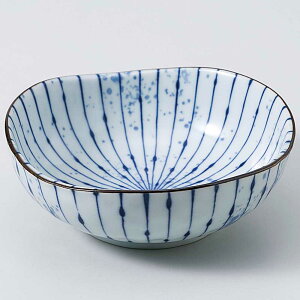和食器 小鉢 小付/ 吹墨十草 三角4.5鉢 /珍味鉢 陶器 業務用 家庭用 Small sized Bowl