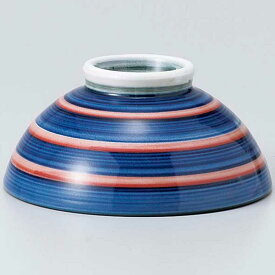 茶碗 強化磁器/ 駒筋（青）中平 /業務用 家庭用 Rice bowl