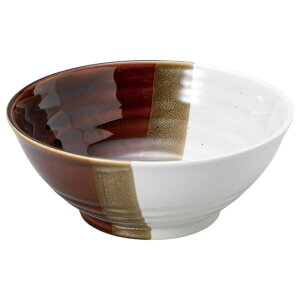 どんぶり 丼 うどん鉢 そば丼 ラーメン丼 和風/ 古窯の旅 塗り分け 麺鉢 /家庭用 業務用