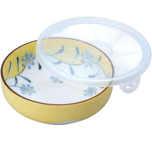 レンジパック 食器 蓋付き フタ付き 中 鉢 ボウル/ ノンラップ中鉢 黄彩華 /保存 鉢 うつわ 漬物 作り置き 常備菜 日本製 和食器 おしゃれ