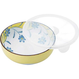 レンジパック 食器 蓋付き フタ付き 大 鉢 ボウル/ ノンラップ大鉢 黄彩華 /保存 鉢 うつわ 漬物 作り置き 常備菜 日本製 和食器 おしゃれ