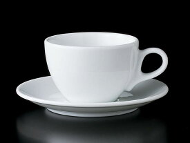 コーヒーカップ ソーサー/ 9101カプチーノカップ＆ソーサー /碗皿 業務用 ホテル レストラン ホワイト シンプル