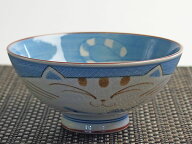 茶碗 ねこ キャット 福猫/ 鈴猫茶碗 大平 /毎日 家庭用 使いやすい