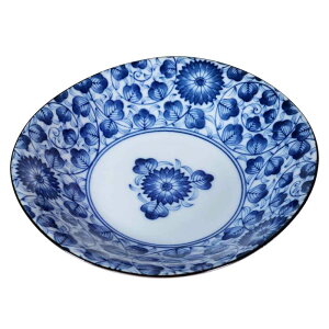 和風 多用鉢/ 5.5楕円鉢(丸菊紋唐草) /煮物鉢 副菜鉢 おかず鉢 中鉢 盛り鉢 盛り皿 おしゃれ 業務用 家庭用