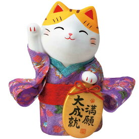 錦彩ちりめん小判招き猫（満願）