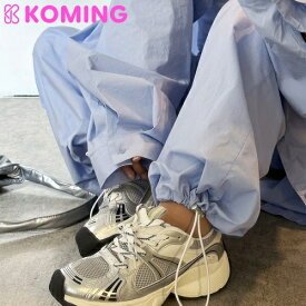 牛革レーシングスニーカー-shoes【STREETFS LAGIRL】 【Koming】 韓国ファッション レディースファッション スニーカー アイテム ユニークなデザイン 多様な活用 牛革100% 高いクオリティ 母の日