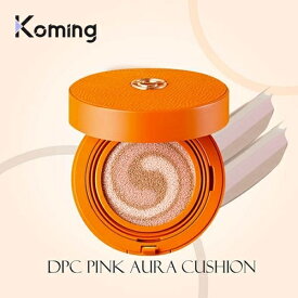 【4月18日まで│ポイント3倍＆割引クーポン配布 】Pink Aura Orange Cushion Original【DPC】【Koming】メイクアップ クッション カバー力 うるつや 韓国コスメ 韓国化粧品 固定力 クッションファンデーション 高級感 ツヤ肌 マスクにつかない ナチュラル