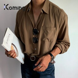 ルッククラシックエディターリネンシャツ【LOOKPLE】【Koming】メンズファッション 韓国ファッション 母の日