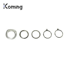 クリンスト-ring【LAGIRL】【Koming】 韓国ファッション レディースファッション オンラインショッピングモール 販売 セットリング シルバーカラー 軽く ポイント 母の日