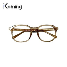 クロエ-glass【LAGIRL】【Koming】 韓国ファッション レディースファッション メガネ すっきりデザイン UVカット ブラウンカラー ポイントルック 母の日