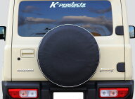 【SALE】ジムニー 汎用 K-PROスペアタイヤカバー 黒無地 アクセサリー JB64 シエラ ノマド ソフトカバー …