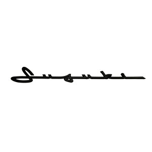 ジムニー 汎用 スズキ エンブレム 「SUZUKI」クラシックタイプ 筆記体 艶消しブラック仕様 マットブラック ドレスアップ 両面テープ貼付タイプ パーツ カスタム 改造